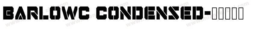 BarlowC Condensed字体转换